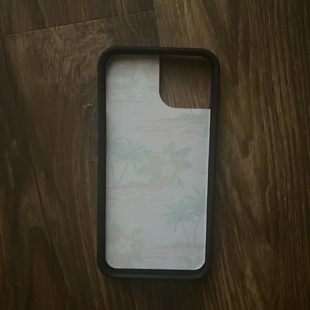 Wildflowers Pink Floral Palm Phone Case
